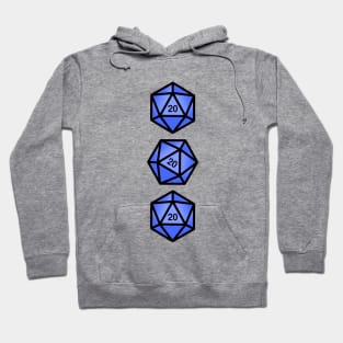 Blue d20s Hoodie